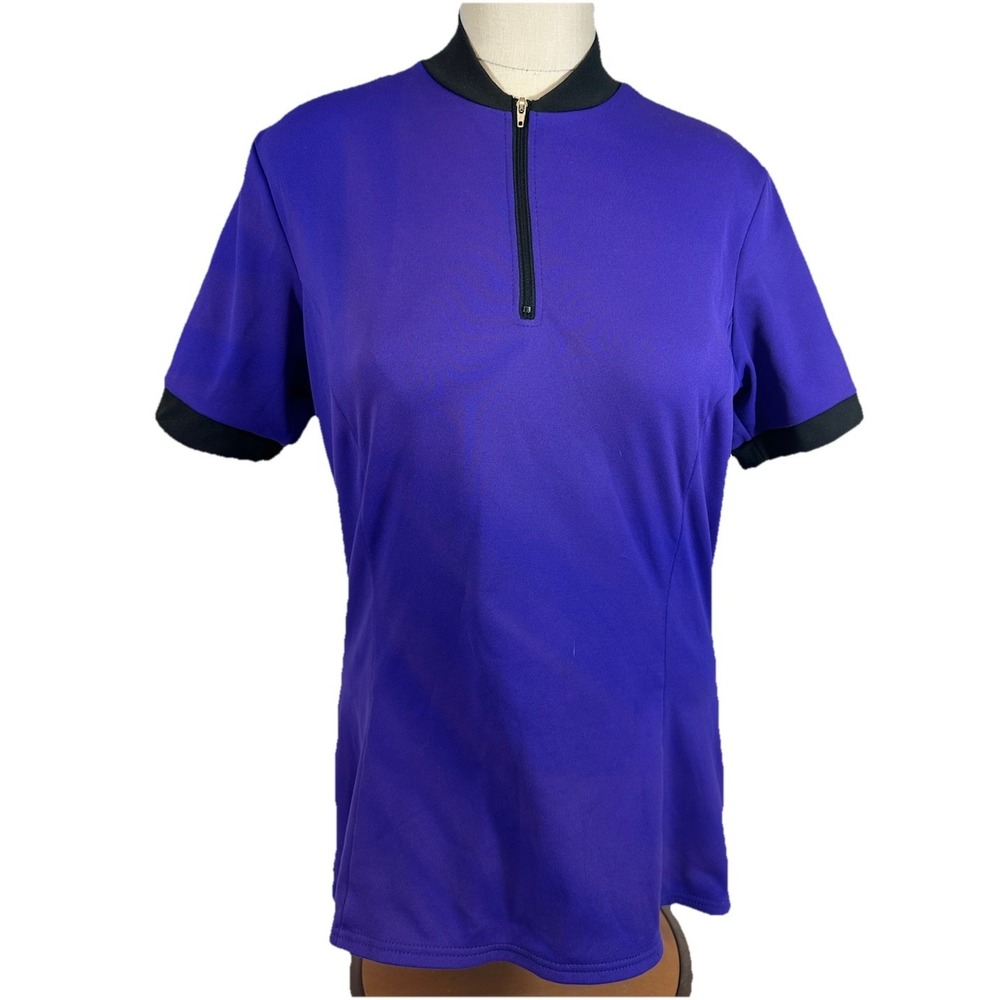 Bellwether Purple Cycling Jersey Women's L Bike Shirt Short Sleeve Fieldsensor